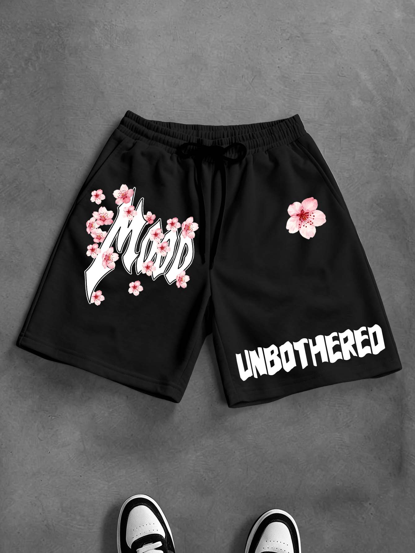 Gothic Streetwear Brand - Loszittende Japanse streetwear shorts voor heren,