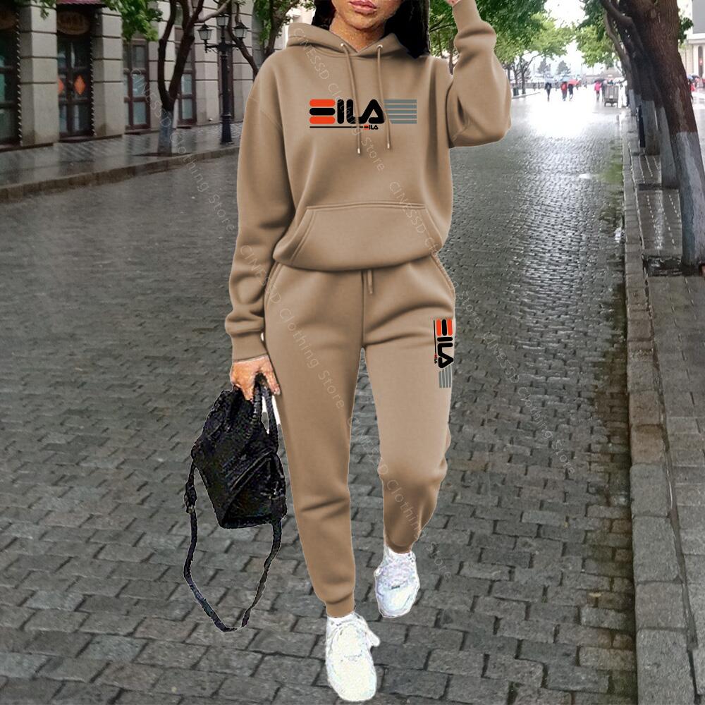Streetwear Brand Aesthetic - Dameskleding Herfst Winter Hoodies Broeken Mode