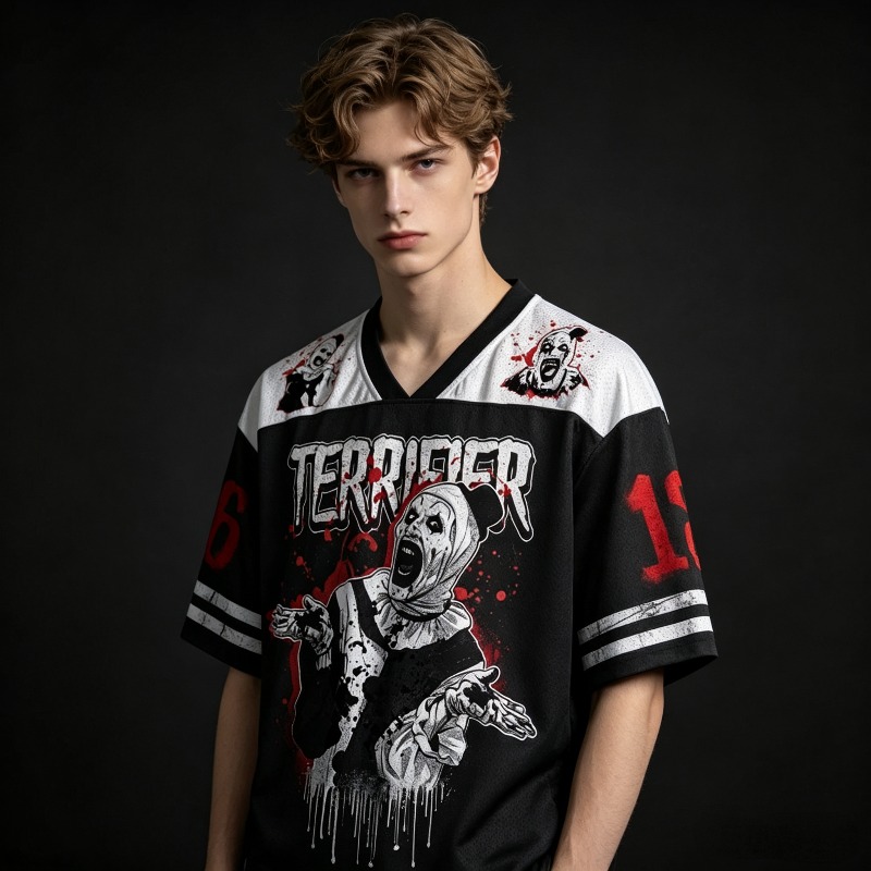 Streetwear Brand T Shirt - Terrifier Art The Clown Horror Movie