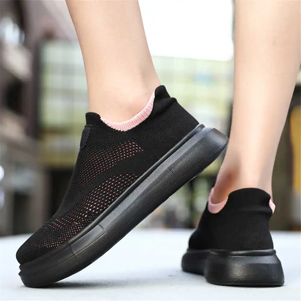 Streetwear Brand Global - Platform Kousen Bruine Schoenen Voor Vrouw