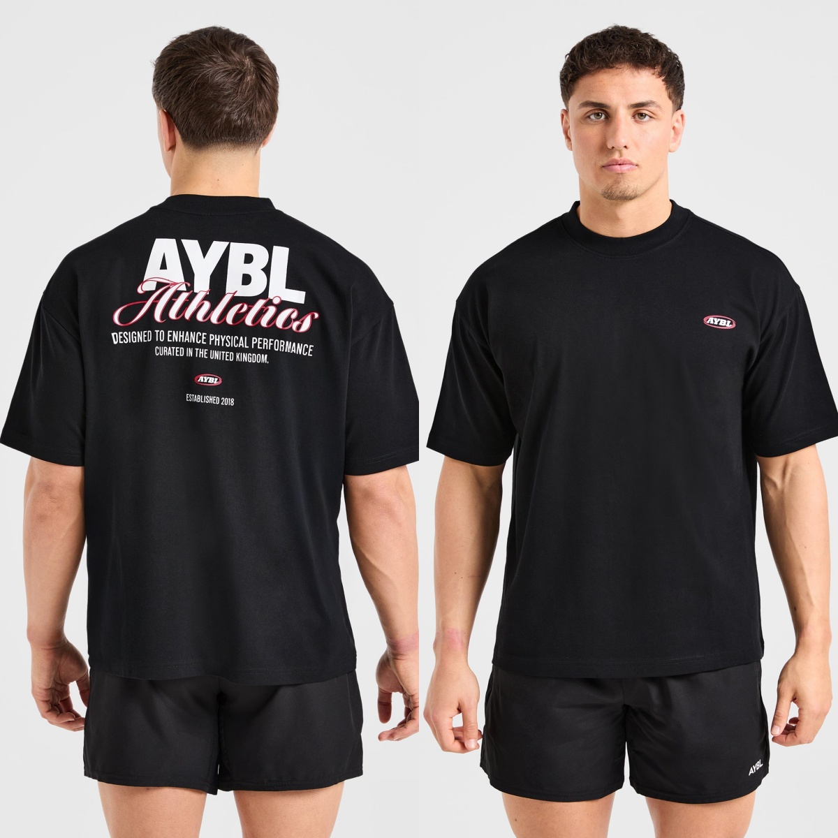 Streetwear Brand Fashion - Atletiek Script Oversized Fashion GYM Fitness