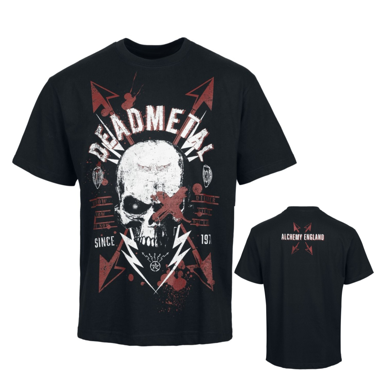 Gothic Streetwear Brand - Dead Metal Skull Dark Gothic merk