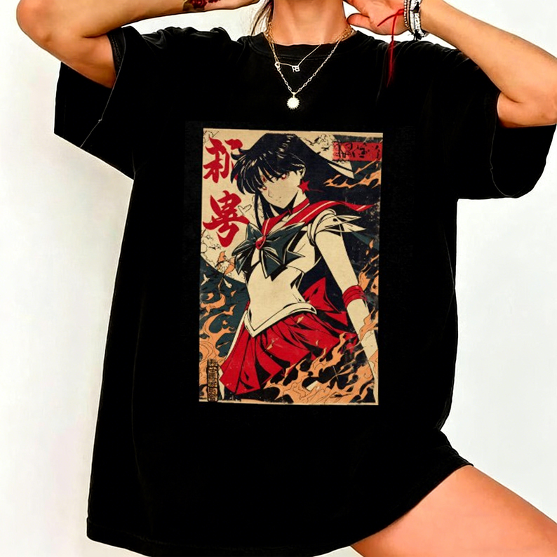 Sailor Moon Retro jaren 90 Ani - Streetwear Brand T Shirt recensie en prijs