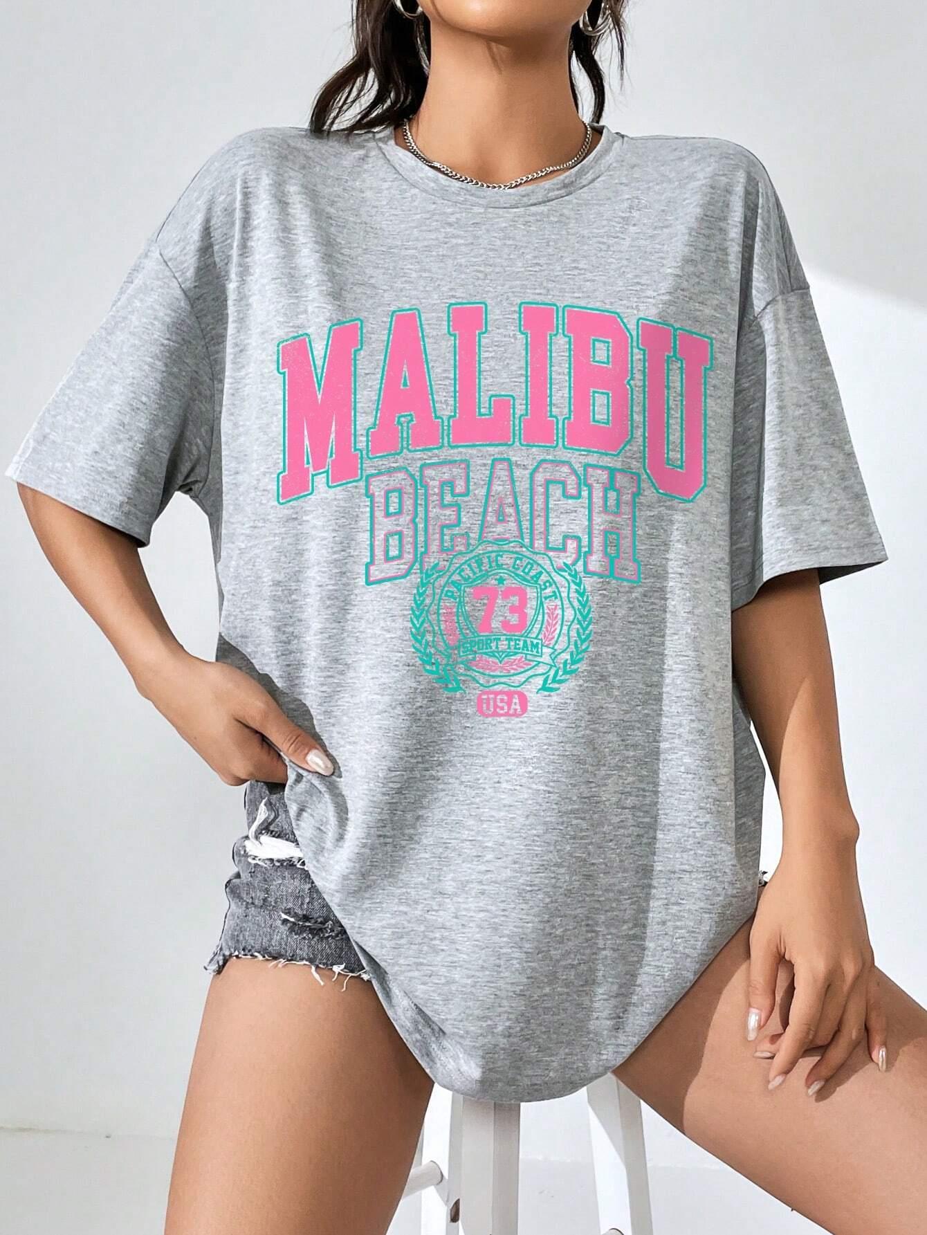 Malibu Strand Brief Print Prin - Streetwear Brand Clothing recensie en prijs