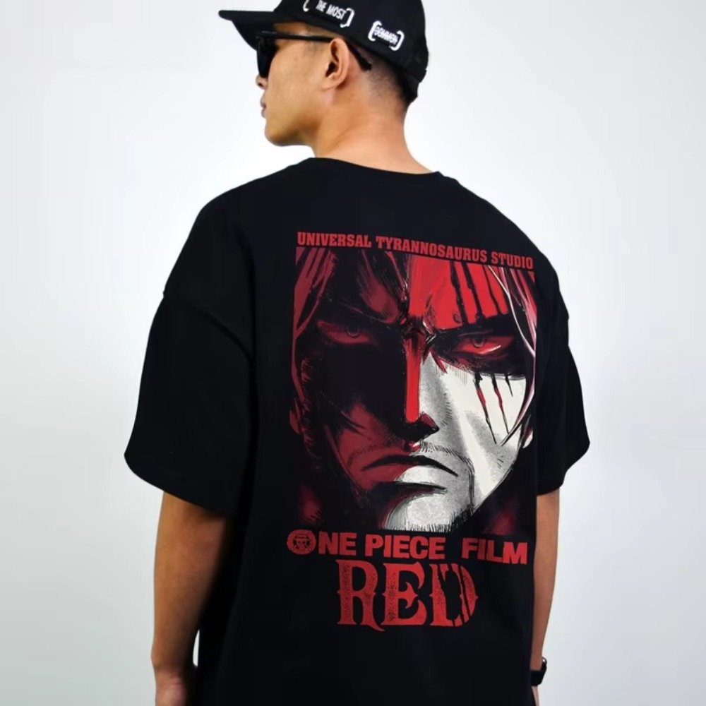 2025One Piece Red Graphic T Sh - Good Streetwear Brand recensie en prijs